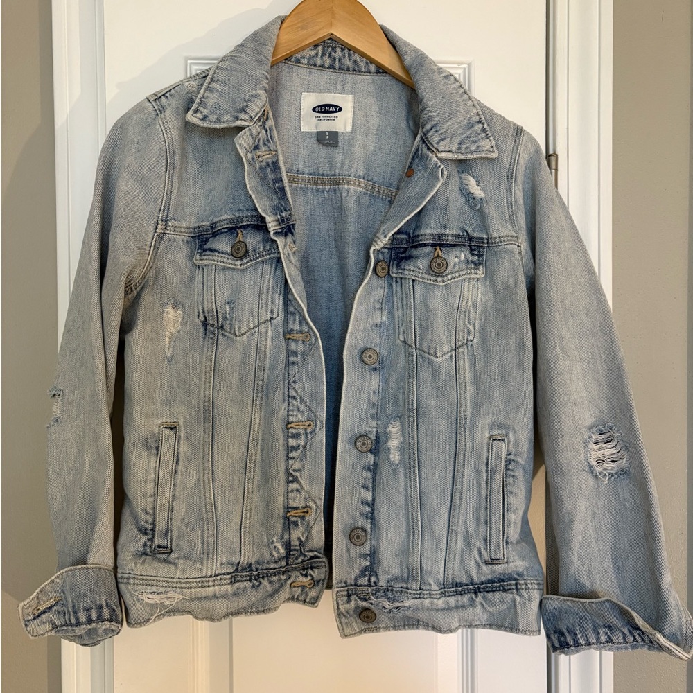 Denim Jacket in Light Blue by Old Navy